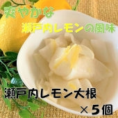 【送料込み】瀬戸内レモン大根　５個セット