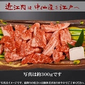 【近江牛の牝牛専門店】お得切落し焼肉用　300g（お一人様1kgまで）