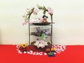 【端午の節句飾り】花飾り三段セット(桜・菖蒲)送料無料