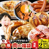 肉 福袋 肉の福袋 「梅福袋」牛肉 食品 メガ盛り 総重量2.5kg超 焼くだけ＆レンジで簡単調理！ランキング1位＆人気のお肉豪華セット