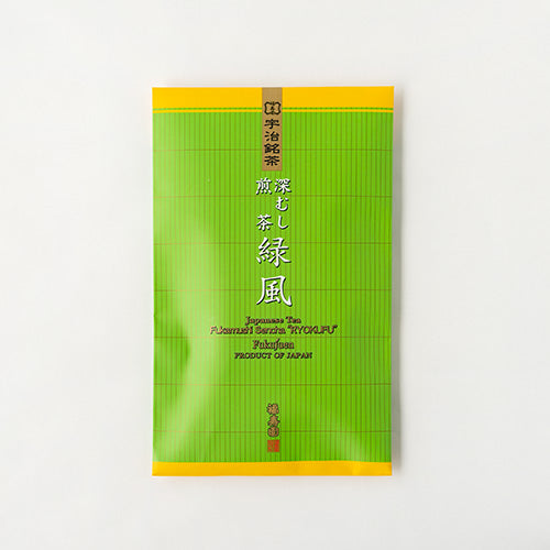 ≪宇治銘茶・京洛茶座≫ 深むし煎茶　緑風 45ｇ袋