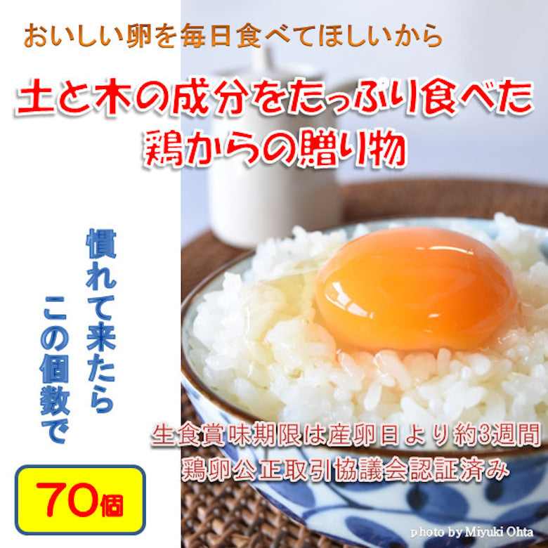 たまご　(ブランド卵「満月」） 鶏卵70個