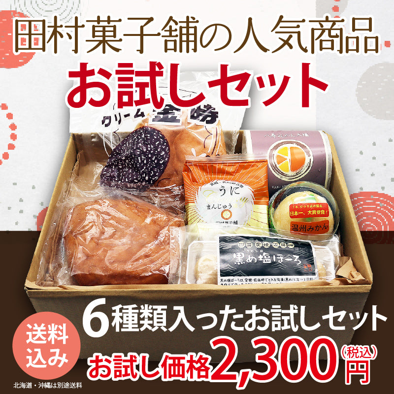 【お試し】★送料込み ランキング1位獲得！★初回購入限定！田村菓子舗の人気商品お試しセット【お試し】