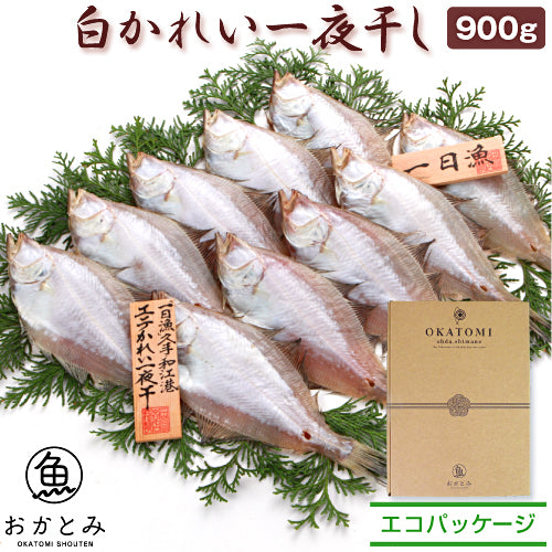 【送料込】島根県沖かれい一夜干し（900g・8～12枚）　※（北海道、沖縄は送料1320円）