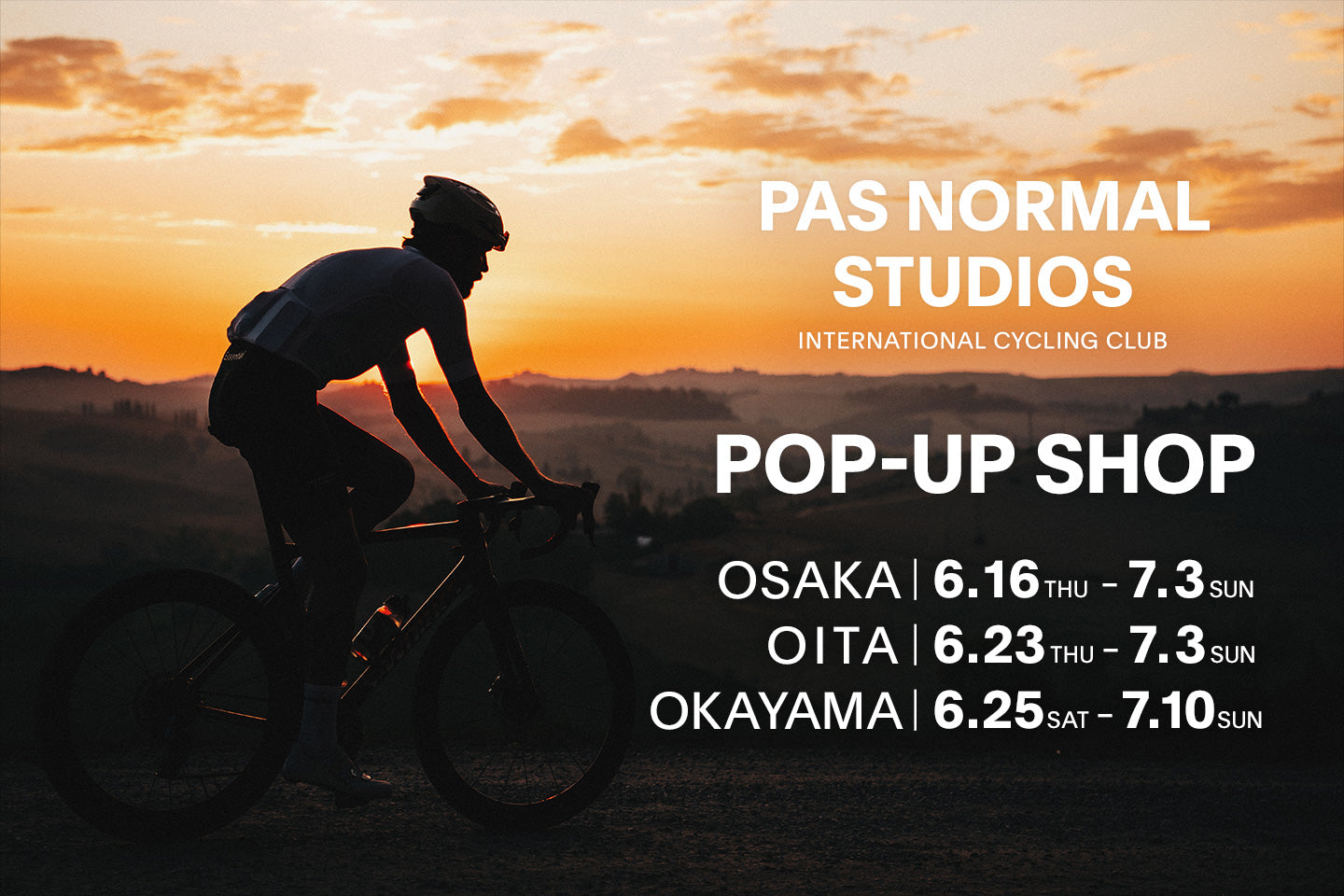 大阪、大分と岡山でPas Normal Studiosポップアップショップ開催