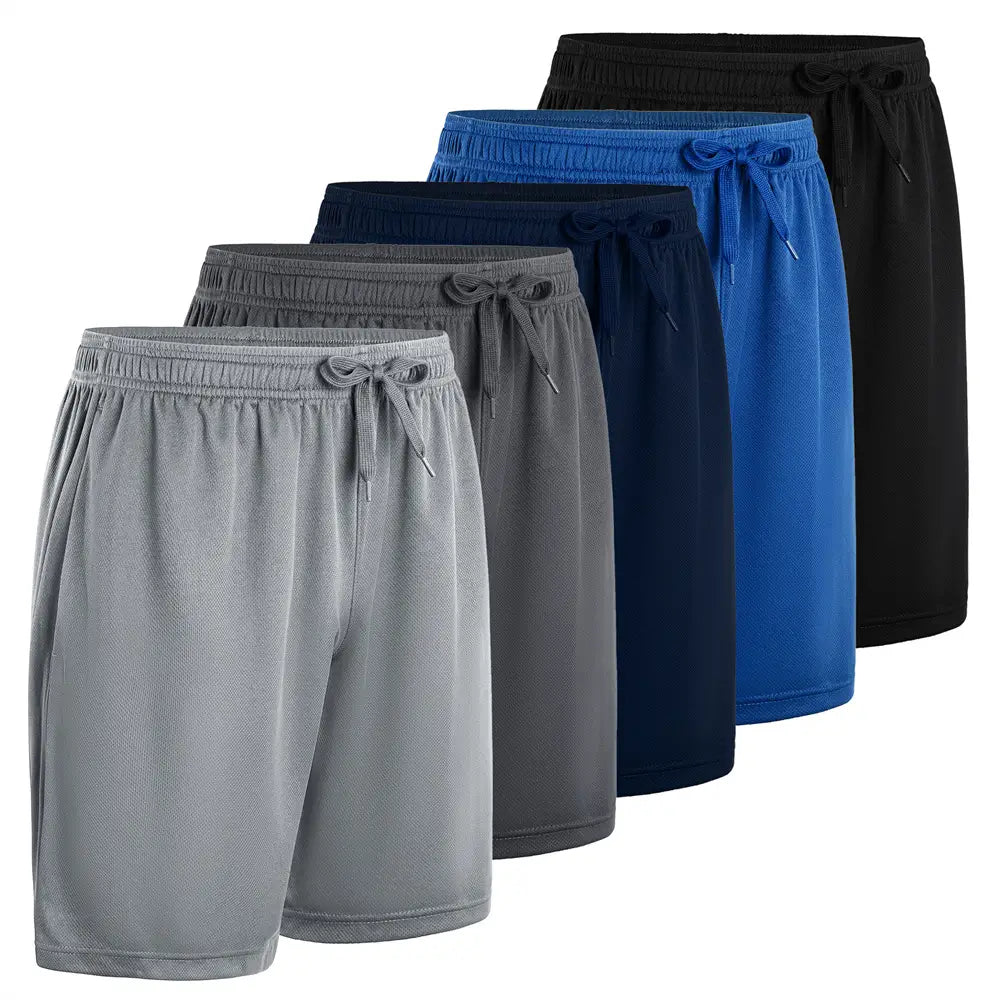 5-Pack Men's Quick-Dry Shorts