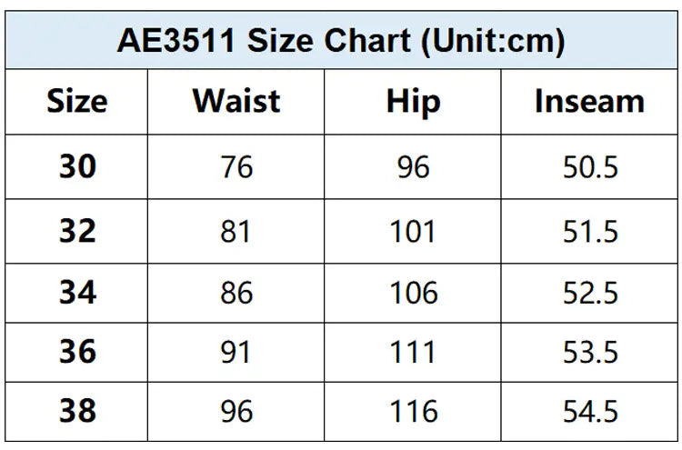 Golf Shorts 7 Inch Inseam Size Chart