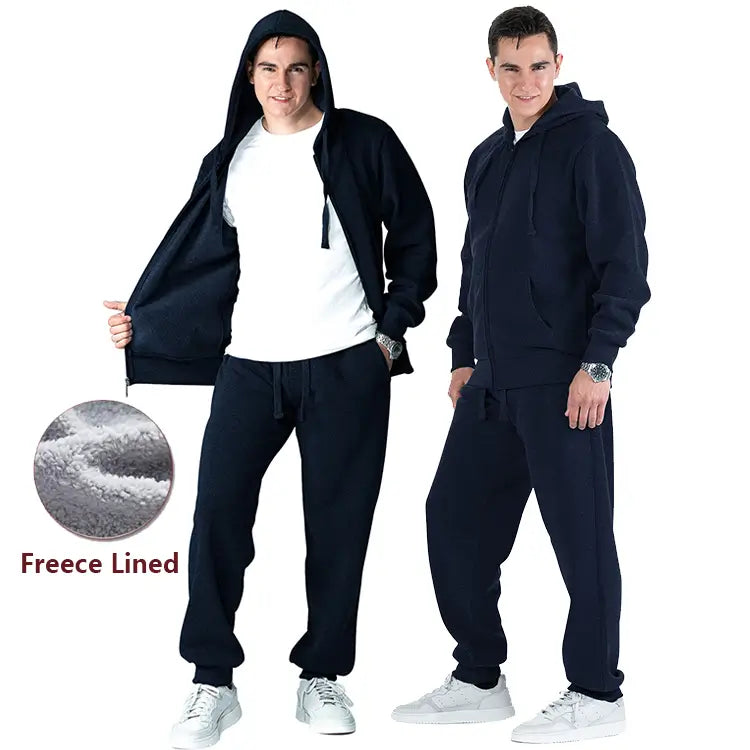 Men's Fleece Hoodie And Sweatpants Set