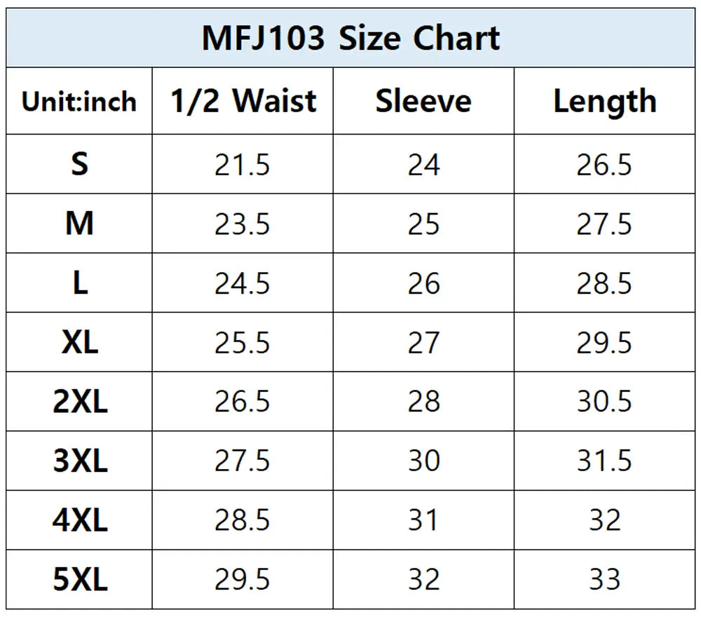 men hoodie sweatshirts size chart