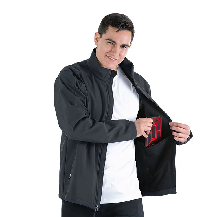 Men's Softshell Jacket With Lined Pocket