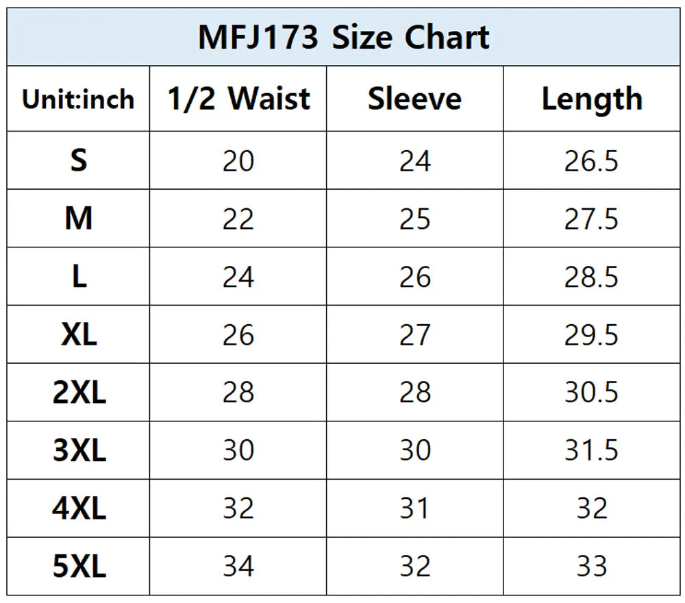 men's pullover hoodies size chart