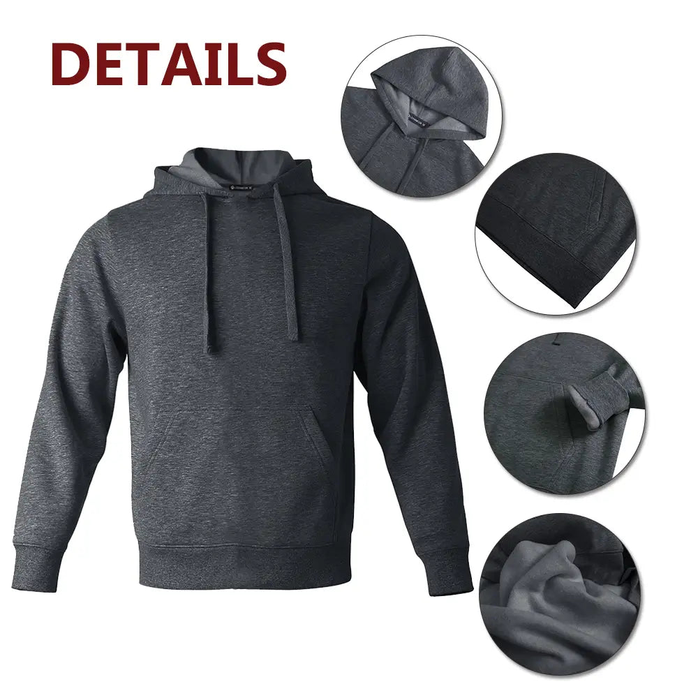 men's pullover hoodies details