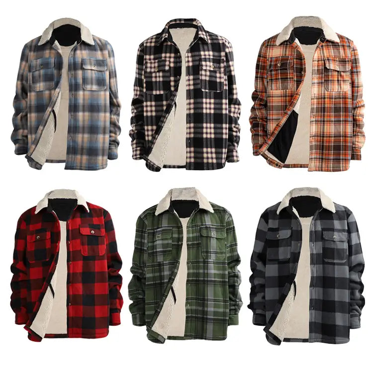 Thick Flannel Jackets 6 colors