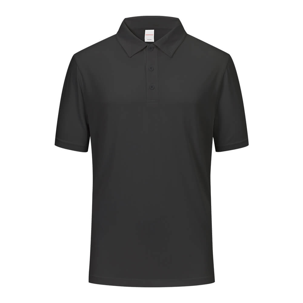 Grey Men's Quick Dry Polo Shirts