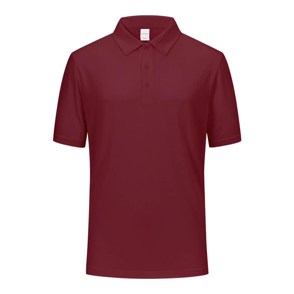 Wine Men's Quick Dry Polo Shirts