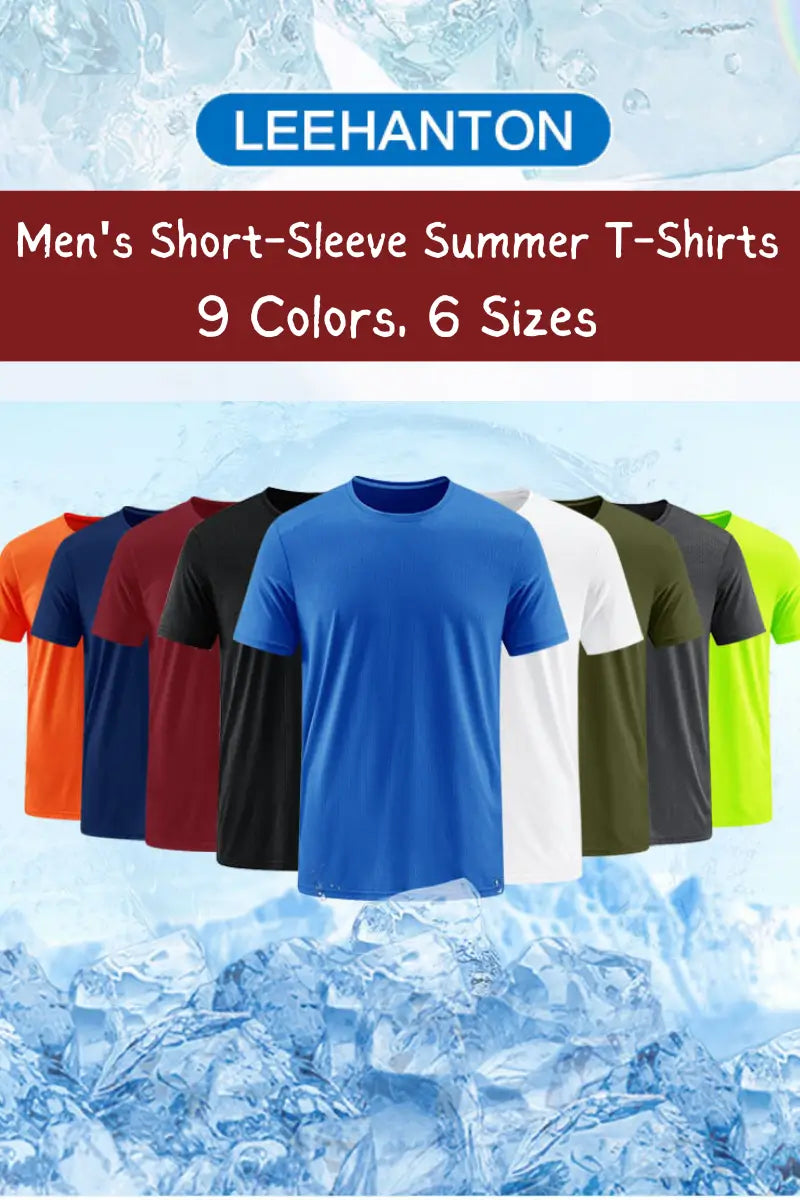 Men's Short Sleeve Summer T-Shirts 9 colors