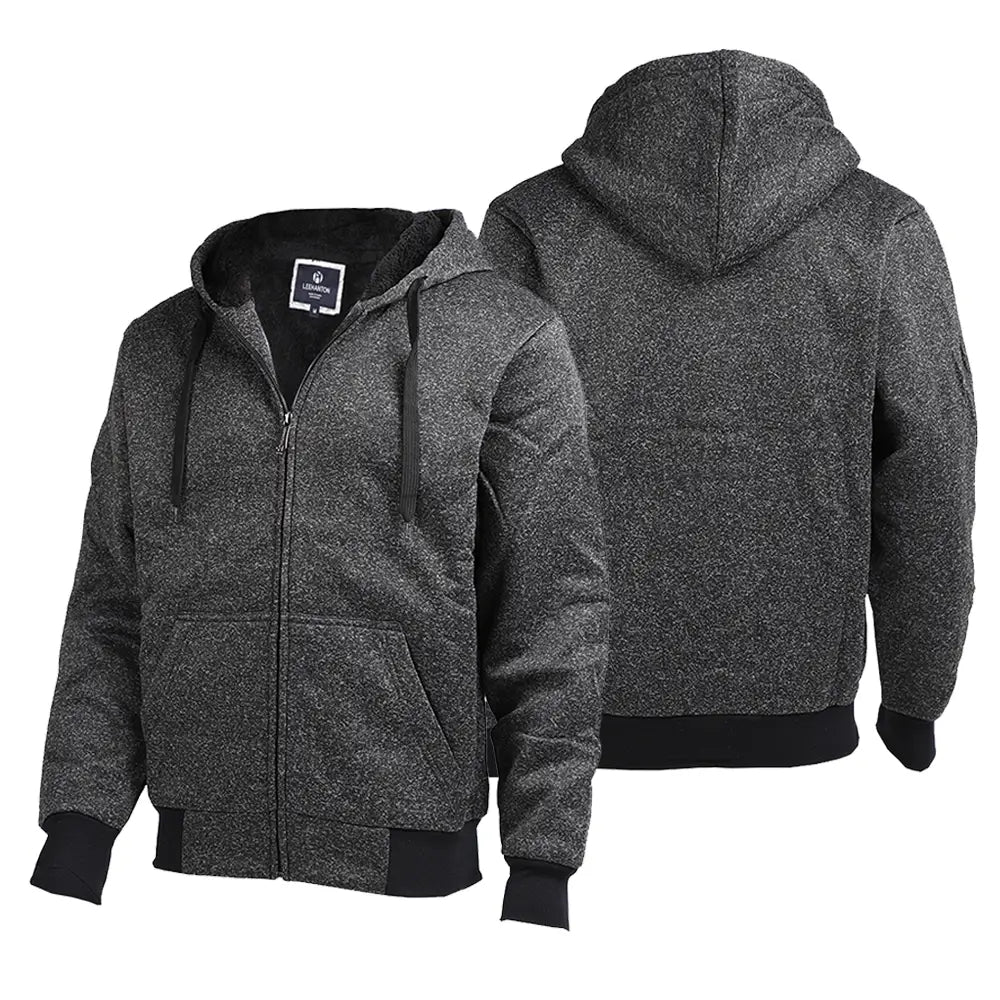 Men's Zip Up Fleece Hoodie