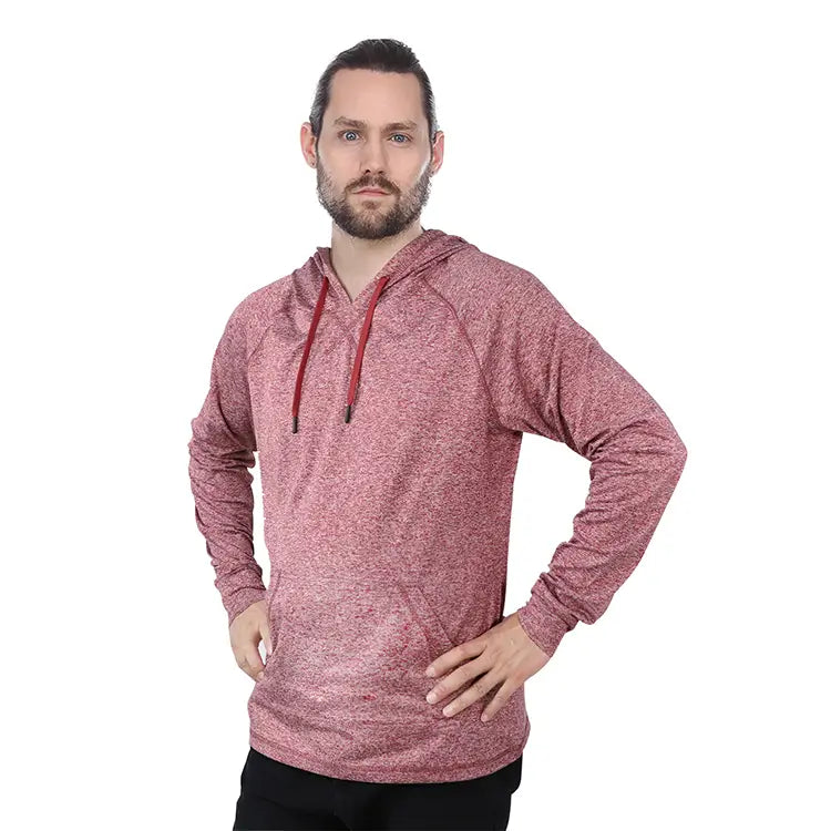 Pink Mens Lightweight Hoodies