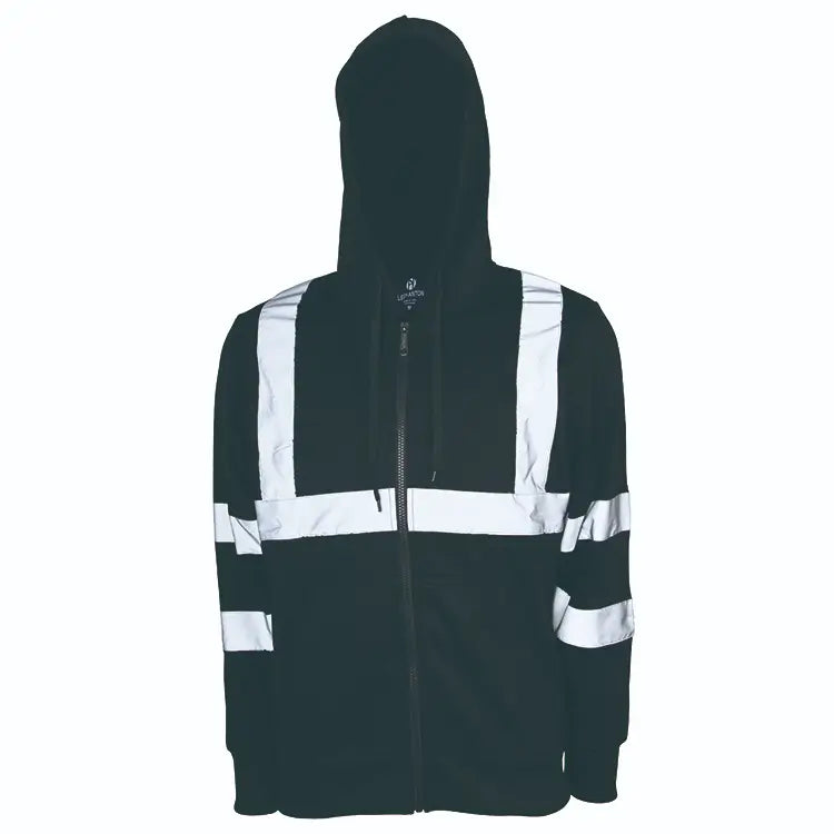 Black Orange Safety Hoodie