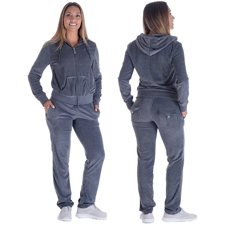 Grey Women 2 Piece Jogger Set