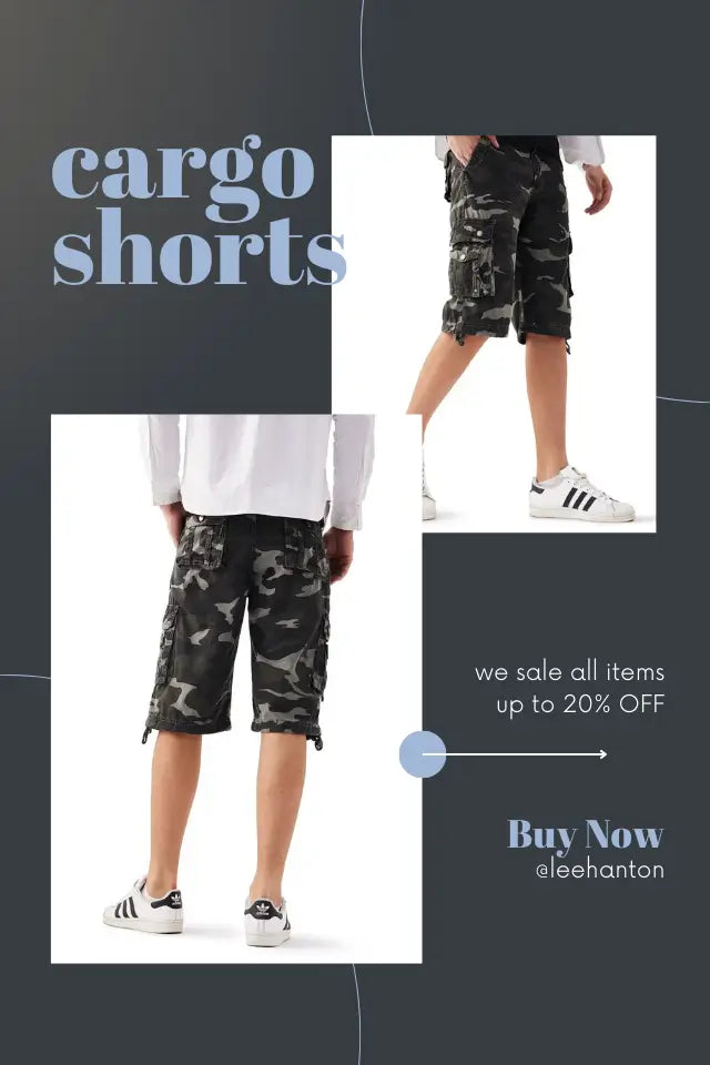 Cargo Shorts 100% Cotton Quality, CARGO SHORTS, CARGO SHORTS FOR MEN, CARGO, SHORTS FOR MEN