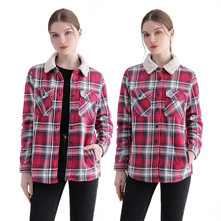 Women's Plaid Flannel Jacket