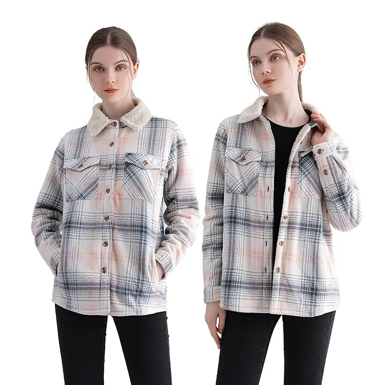 Women's Plaid Flannel Jacket