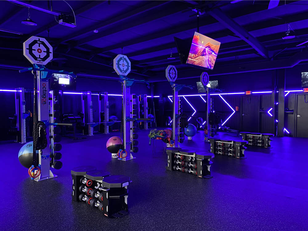 Escape Gym blue tone