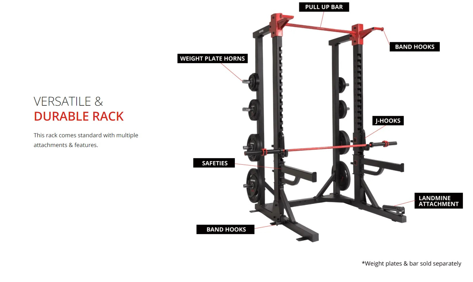 Inspire Commercial half rack