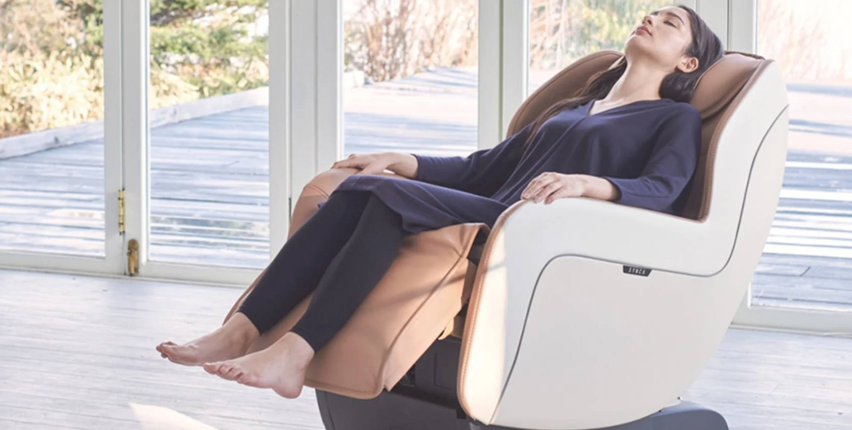 Synca Massage Chair being used