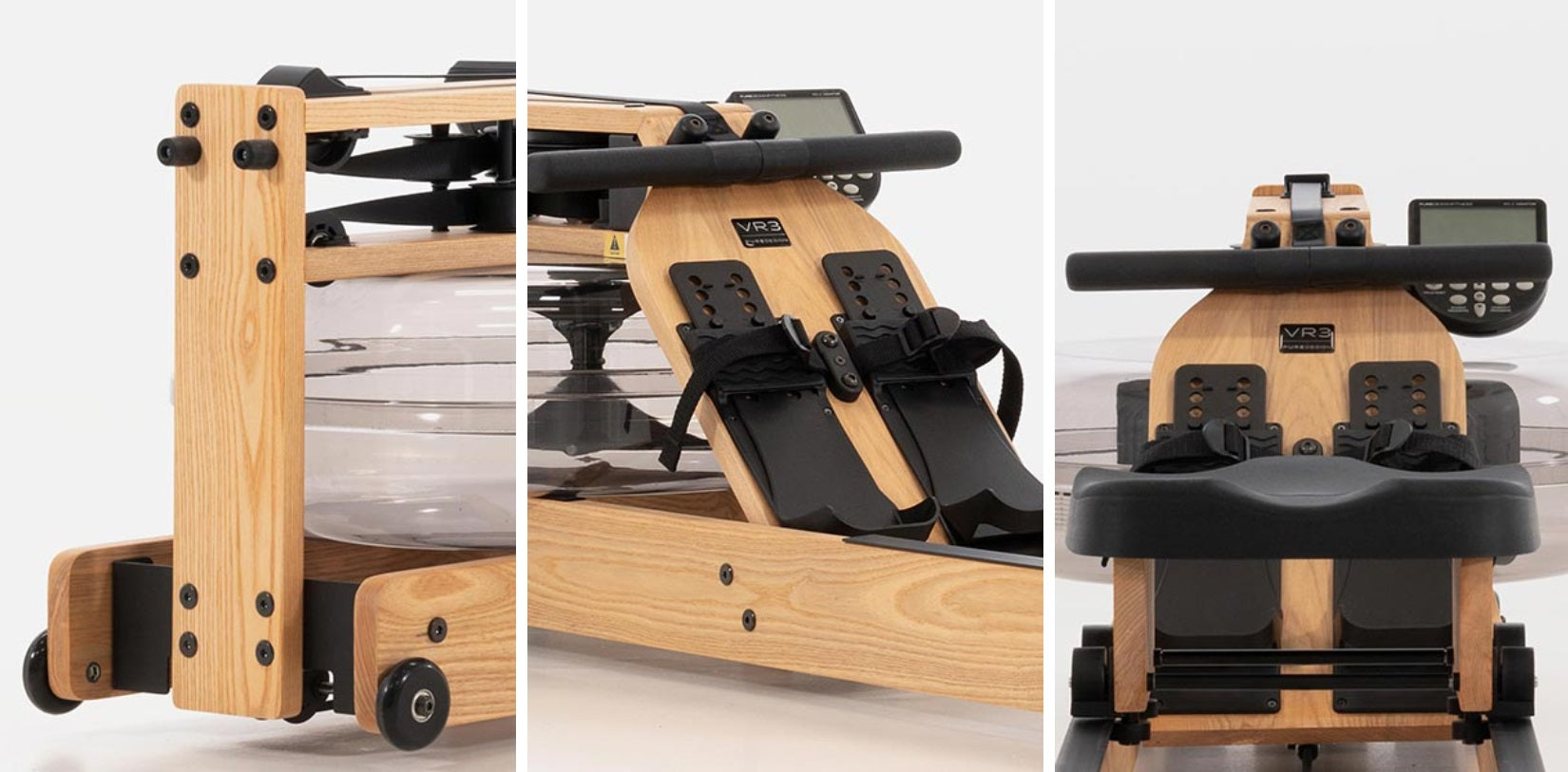 WaterRower Pure V3 close up images of quality & design