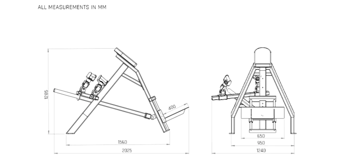 Watson animal chest supported T bar row