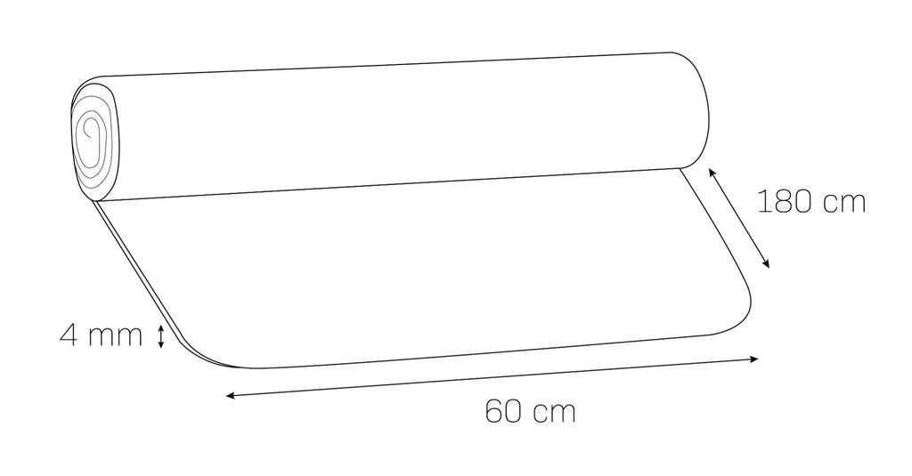 YA Mat Yoga Mat dimensions