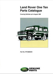 Land Rover one ten 110 Parts Catalogue