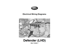 Land Rover Defender Left Hand Drive Electrical Wiring Diagrams