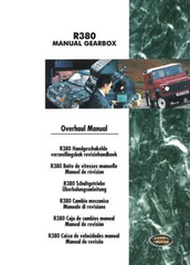 Land Rover R380 Manual Gearbox Overhaul Manual