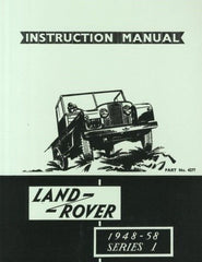 Manuel d'instructions Land Rover série 1