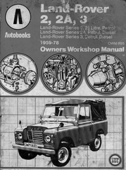 Manuel d'atelier du propriétaire Land Rover série 2 2a 3