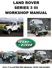 Manuel d'atelier Land Rover série 3