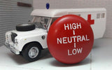 Red Gear Stick High Low Selector Knob