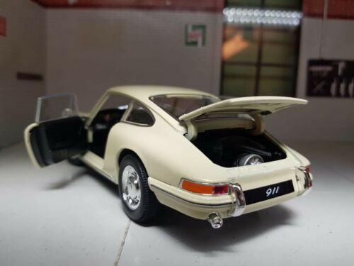 1:24 Scale Porsche Carrera 911 1964 Beige White Welly Diecast Model Ca –  Emberton Imperial