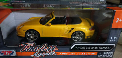 Véhicule miniature Porsche Cayenne turbo jaune MONDO MOTORS