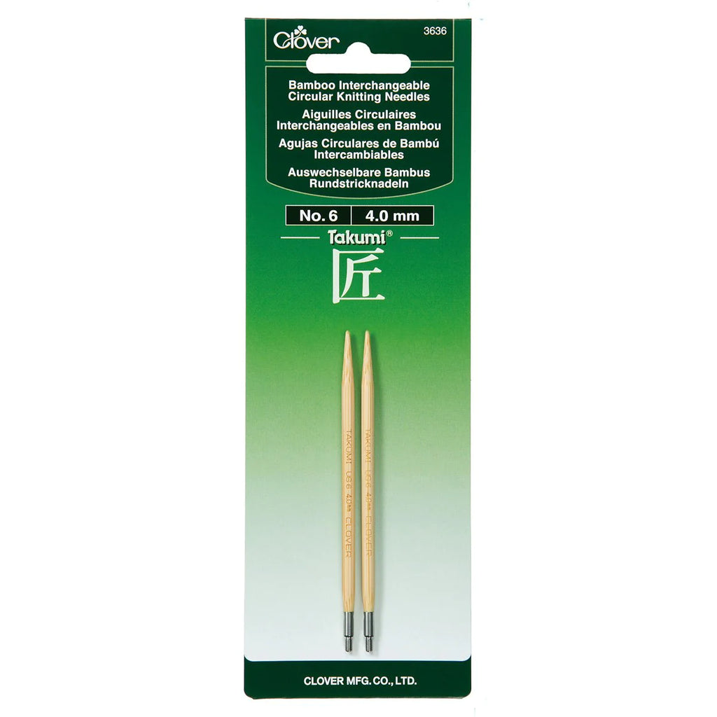 Clover 5 Takumi Bamboo Double Pointed Knitting Needles – The Shiplap Quilt  Shop & Coffee House