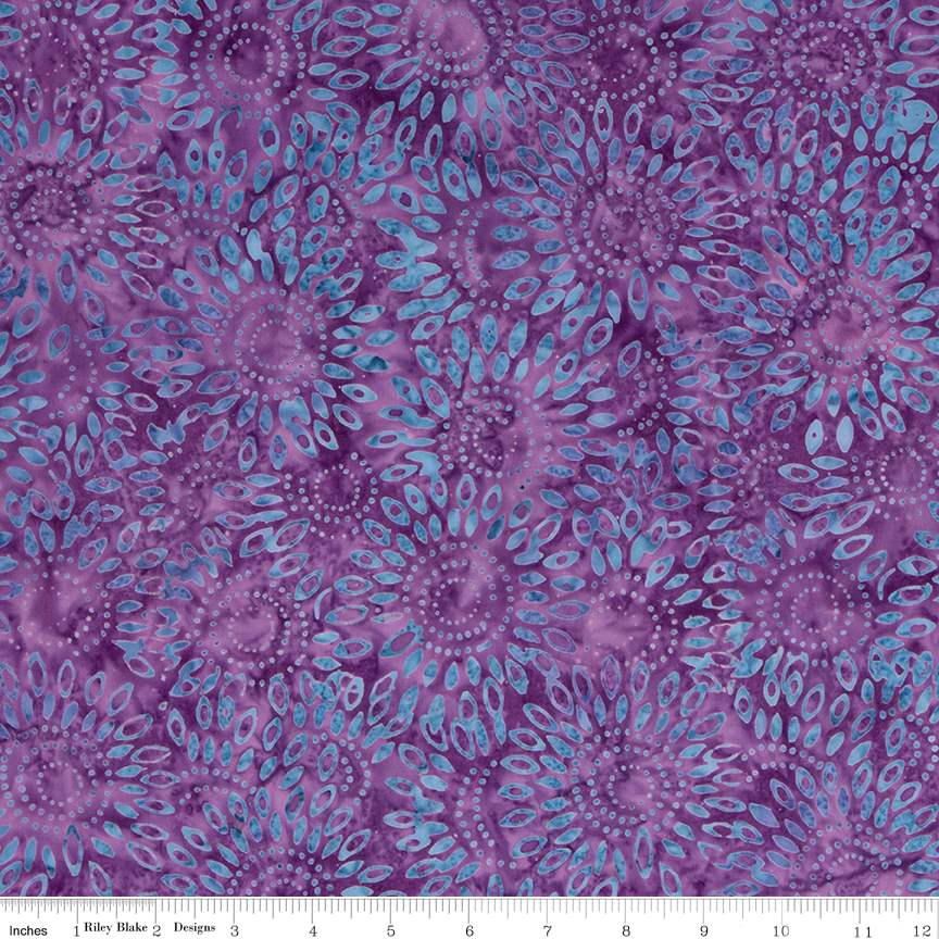 CLEARANCE Colour Wall Fat Eighth Panel FEP11593 Violet by Riley Blake  Designs - Geometric Fat Eights Eighths Color - Quilting Cotton Fabric