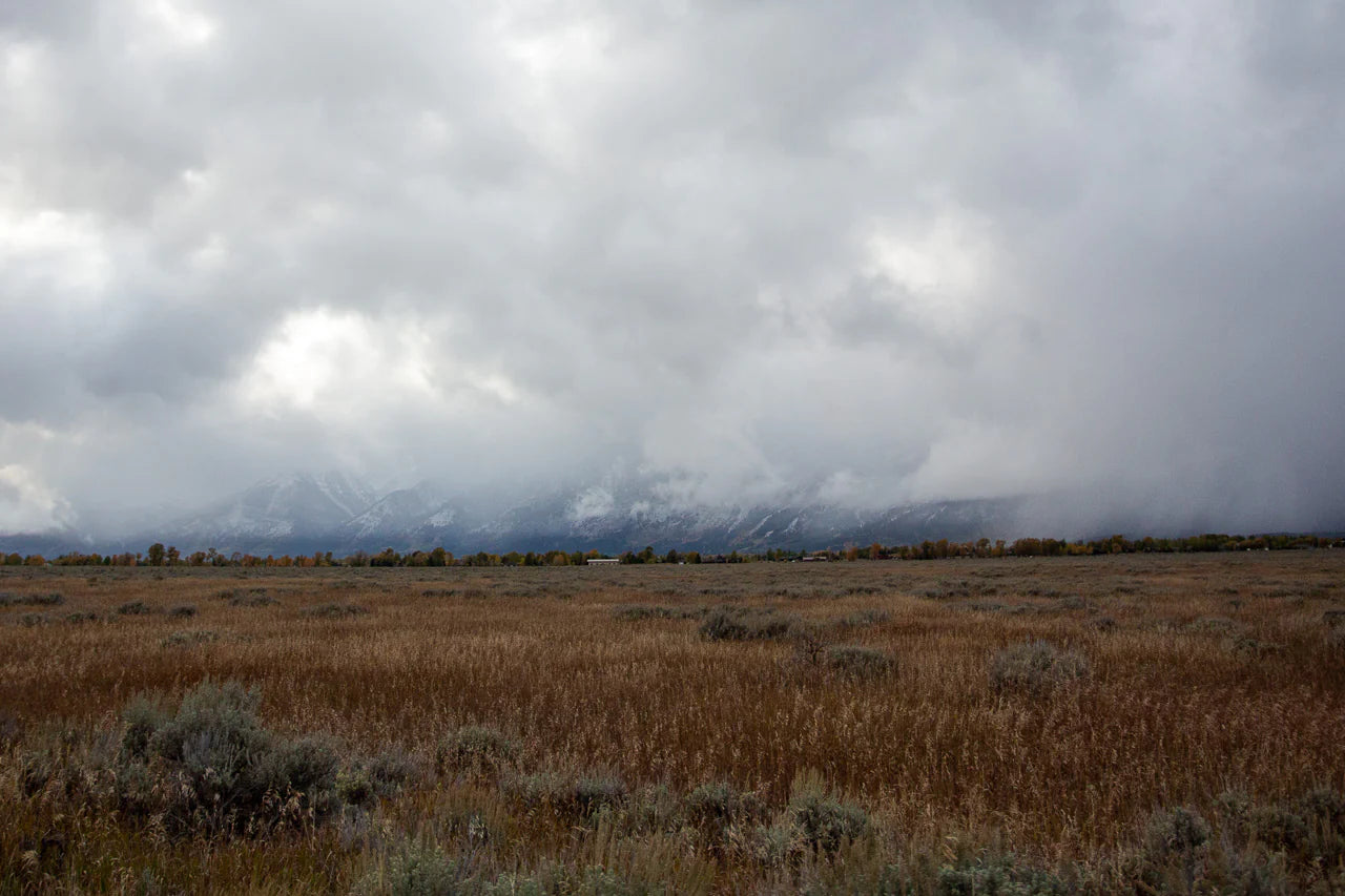 Cloudy Landscape in Jackson Hole, WY