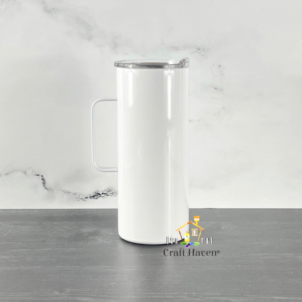 30 oz w/ Handle Sublimation Tumbler – Stainless Steel Heaven LLC