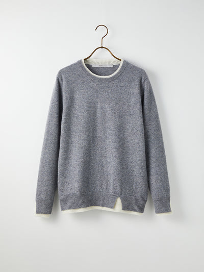 mei-mei カシミヤ100％ フード付き デザイン セーター
