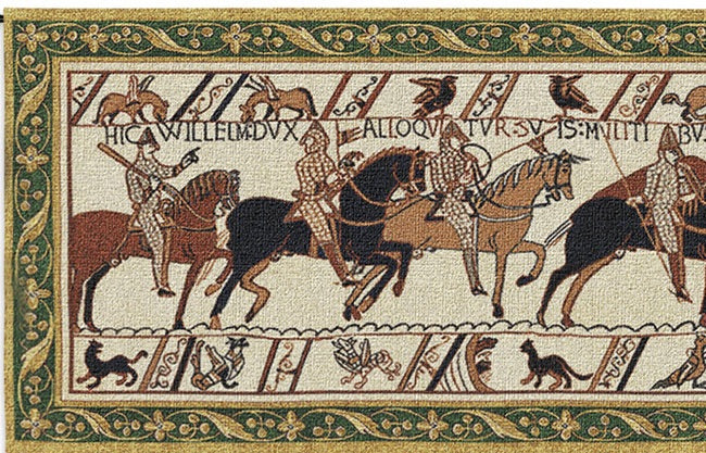 bayeux wall hanging left side