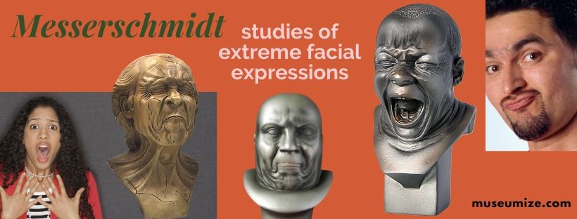 funny facial expression, studied by Messerschmidt, yawning man