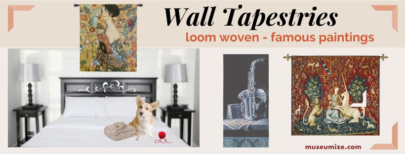 wall tapestries made in usa on loom in the old world traditional weaving method